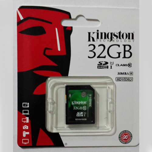 כרטיס זיכרון SDHC 32GB Class 10 Kingston
