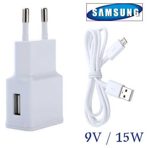 מטען קיר מהיר 9V 15W + כבל טעינה סאני Samsung