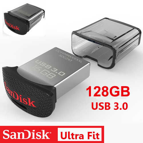 זיכרון נייד SanDisk 128GB דגם Ultra Fit