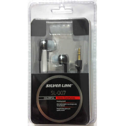 אוזניות סיליקון Silver Line דגם SL 007