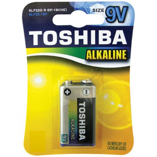 סוללת אלקליין TOSHIBA HIGH POWER 9V