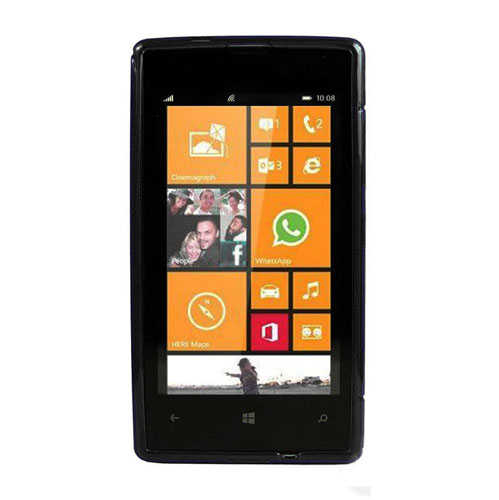 כיסוי סיליקון TPU ל- Nokia Lumia N520 שחור