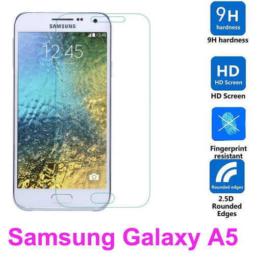 מגן מסך זכוכית ל- Samsung Galaxy A5 A500F