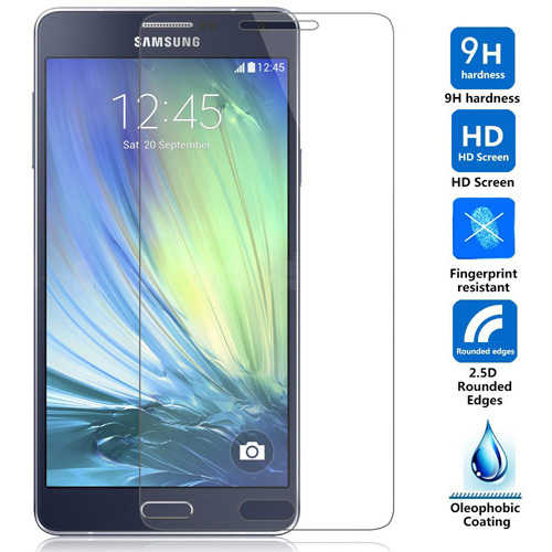 מגן מסך זכוכית ל- Samsung Galaxy A7 A700F