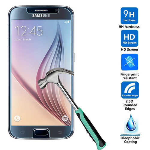 מגן מסך זכוכית ל- Samsung Galaxy S6