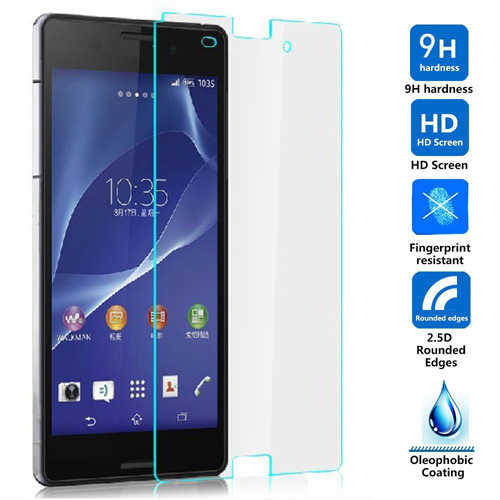 מגן מסך זכוכית ל- Sony Xperia Z3 Compact