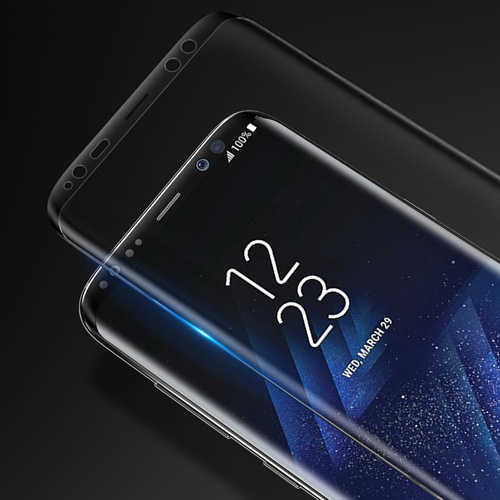 מגן מסך מלא מקומר 3D ל- Samsung Galaxy S8