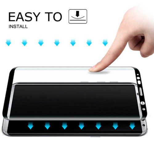 מגן מסך מלא מקומר 3D ל- Samsung Galaxy S9 Plus