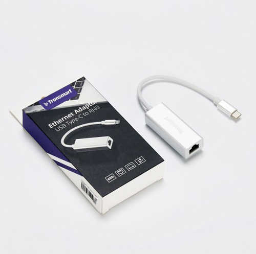 מתאם USB Type-C לחיבור רשת Tronsmart 1Gbps