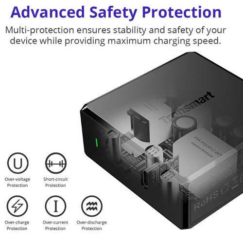 מטען קיר Tronsmart USB-C PD 3.0 60W