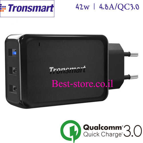 מטען קיר Tronsmart  Qualcomm 3.0 דגם TS-W3PTA