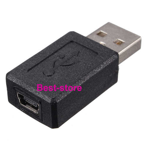 מתאם USB זכר ל- Mini USB נקבה