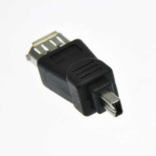 מתאם USB זכר ל-  4P 1394 Firewire זכר