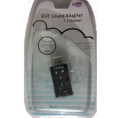 כרטיס קול USB חיצוני 7.1 ערוצים