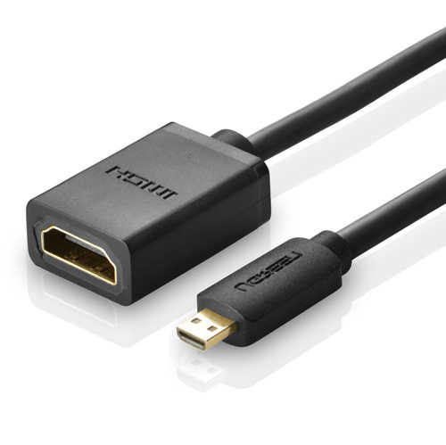 כבל HDMI נקבה - Micro HDMI זכר Ugreen