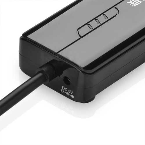 מפצל USB 2.0 עם כניסת רשת Ugreen