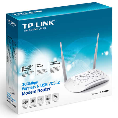 נתב אלחוטי / מודם TP-Link VDSL2 דגם TD-W9970