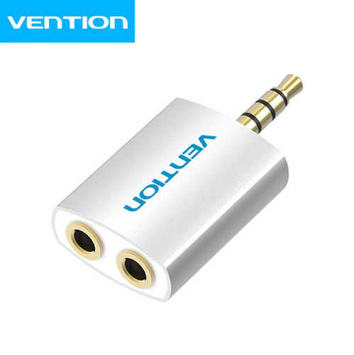 מפצל אוזניות מתכתי 1:2 Vention 3.5mm