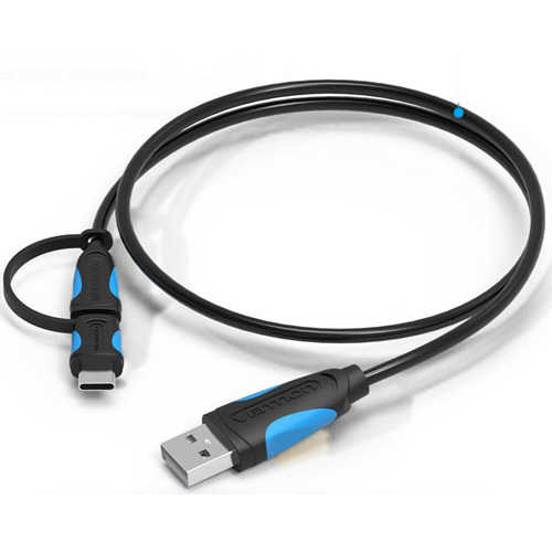 כבל טעינה Vention USB 2.0 - Micro USB/USB 3.1