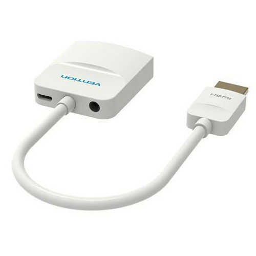 כבל ממיר HDMI - VGA עם חיבור כוח ואודיו Vention