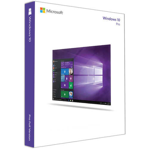 מערכת הפעלה אנגלית Windows 10 Pro 64bit רישיון Retail