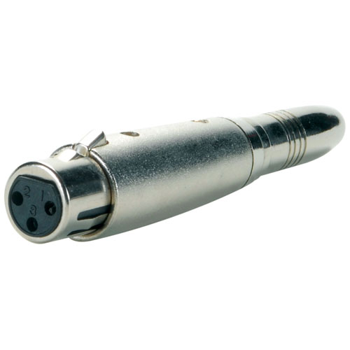 מתאם שקע XLR לשקע PL 6.35mm