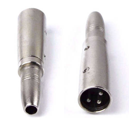 מתאם תקע XLR לשקע PL 6.35mm