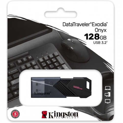 זיכרון נייד Kingston DataTraveler Exodia Onyx USB 3.2 64GB