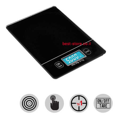 משקל מטבח מסך מגע OMEGA OM-0201 1-5000g