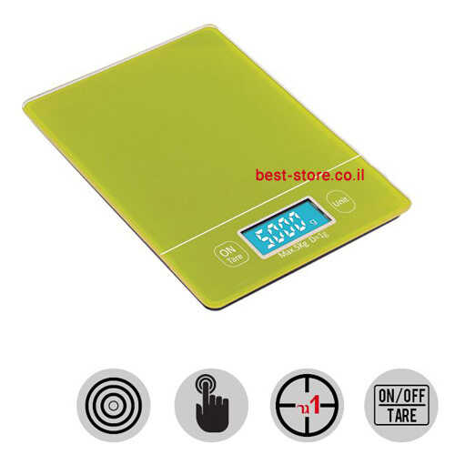 משקל מטבח מסך מגע OMEGA OM-0201 1-5000g