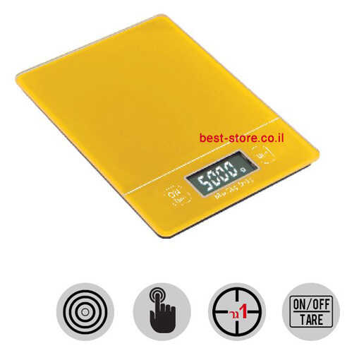 משקל מטבח מסך מגע OMEGA OM-0201 1-5000g
